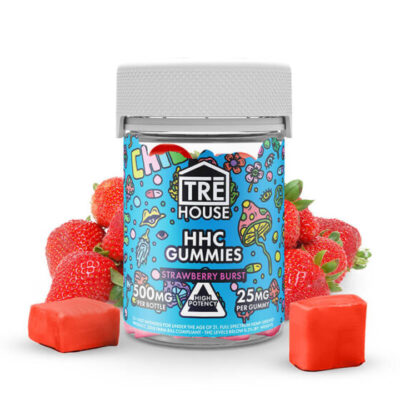 TRĒ House High Potency HHC Gummies – Strawberry Burst