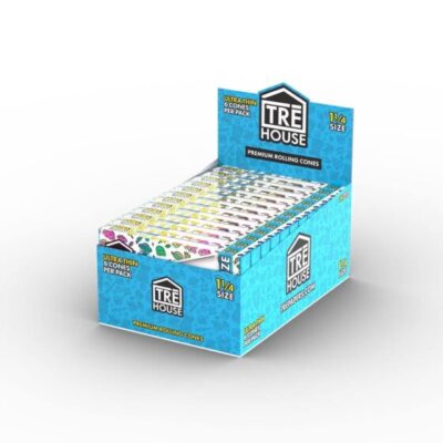 TRE-House-Pre-Roll-Cones-1-14-Size-Ultra-Thin-6-Count-24-Pack