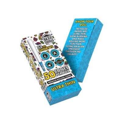 TRĒ House Premium Pre Roll Cones - Shortys - Bulk Pack - 50 Count