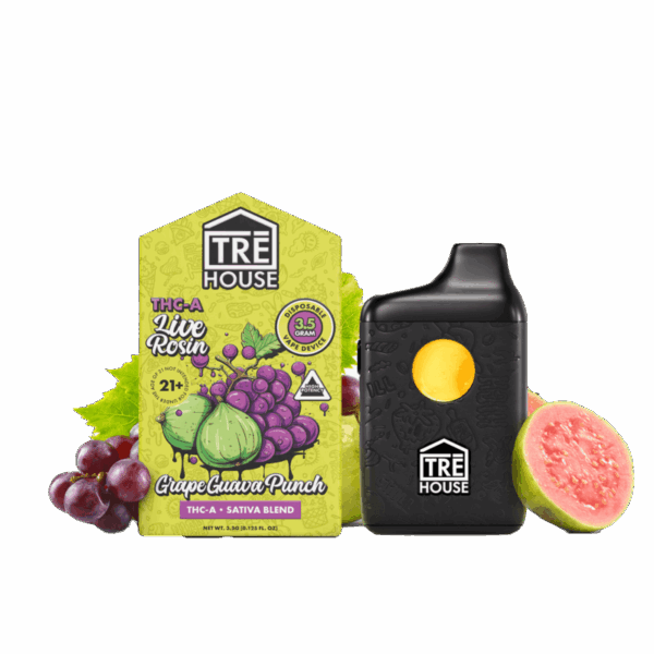 treehouse vape and smoke Buy TRĒ House Live Rosin THCA Pen tobacco free Aegis Solo 3 Kit Battery:26650 Battery Included