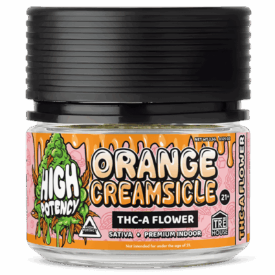 TRĒ House THC-A Flower 3.5g - Orange Creamsicle (Sativa)