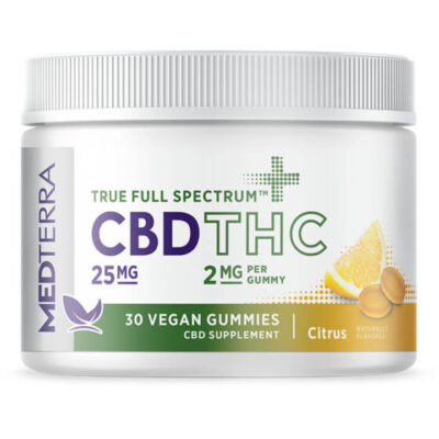True Full Spectrum CBD + THC Gummies – Citrus