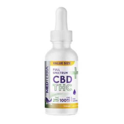 True Full Spectrum CBD + THC Oil Tincture – Citrus