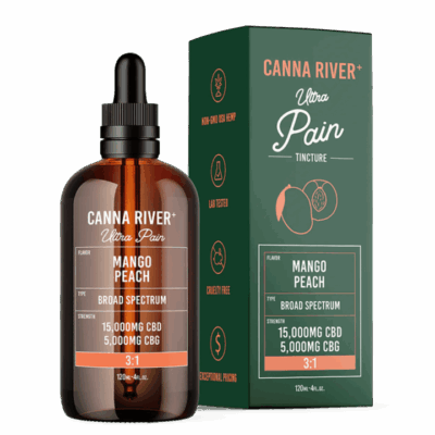 Ultra Pain CBD Oil Tincture with CBG – Mango Peach