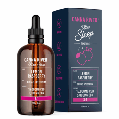 Ultra Sleep CBD Oil Tincture with CBN – Lemon Raspberry