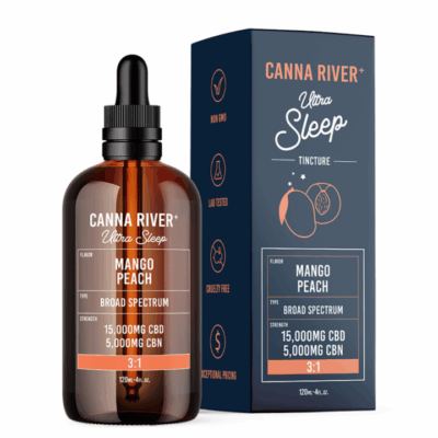 Ultra Sleep CBD Oil Tincture with CBN – Mango Peach