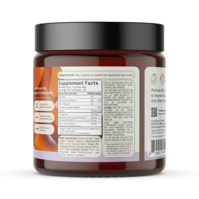 medterra- focus gummies -cbd-red raspberry