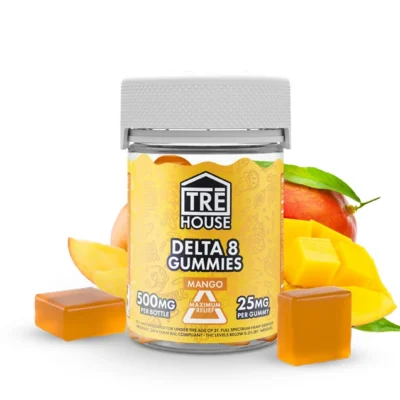 TRĒ House Delta 8 Gummies 500MG 20 Count Various Flavors