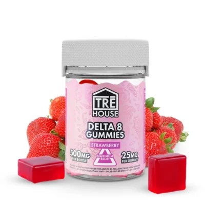 TRĒ House Delta 8 Gummies 500MG 20 Count Various Flavors