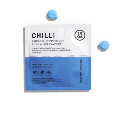 1906 Chill Drops Tin 2mg THC: 25mg CBD - 5ct