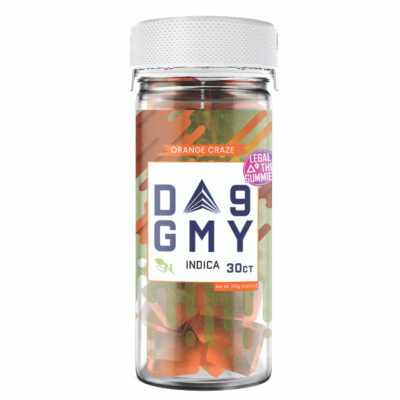 A Gift From Nature D9 GMY 30ct, 15mg Gummies orange craze