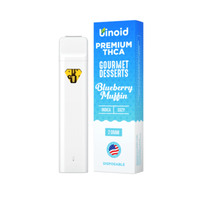 Binoid Gourmet Desserts THCA 2g Disposable Vape - Blueberry Muffin (Indica)