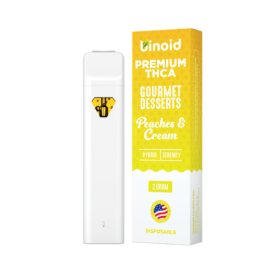 Binoid Gourmet Desserts THCA 2g Disposable Vape - Peaches & Cream (Hybrid)