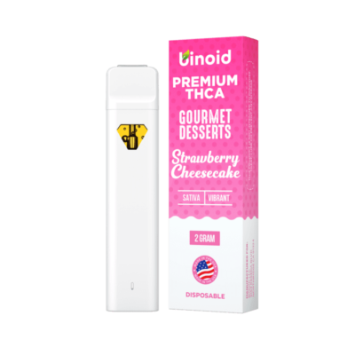 Binoid Gourmet Desserts THCA 2g Disposable Vape - Strawberry Cheesecake (Sativa)