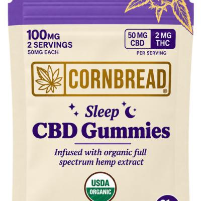 Cornbread CBD 50mg: THC 2mg Gummies 2ct