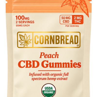 Cornbread CBD 50mg: THC 2mg Gummies 2ct