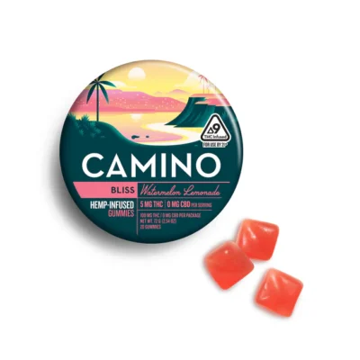 Camino Watermelon Lemonade 'Bliss' 5mg D9 THC Gummies