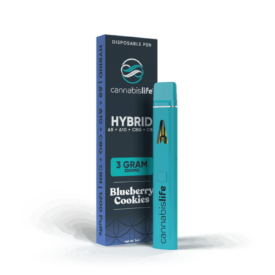 Cannabis Life 3g D8: D10: CBG : CBN Disposable Pen
