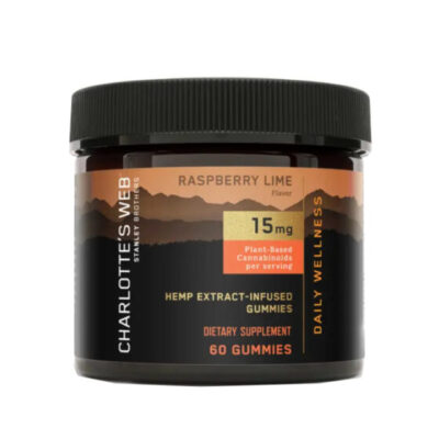 Charlotte's Web Daily Wellness CBD Gummies - Raspberry Lime