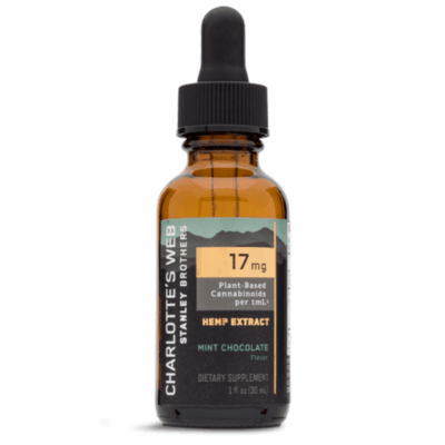 Charlotte’s Web Full Spectrum CBD Oil Tincture 17mg mint chocolate