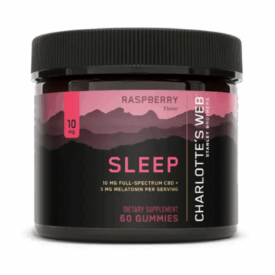 Charlotte's Web Hemp Extract CBD Gummies for Sleep - Raspberry