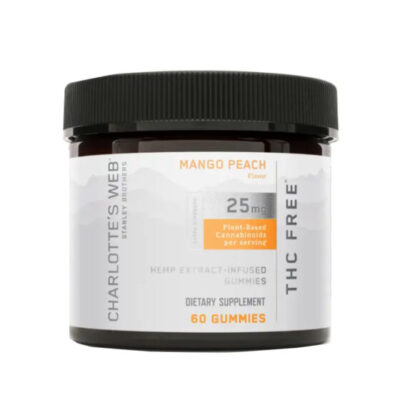 Charlotte's Web THC-Free CBD Gummies - Mango Peach