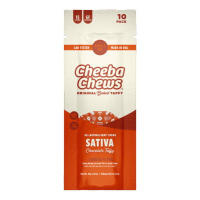 Cheeba Chews Sativa Taffy 10mg D9 THC
