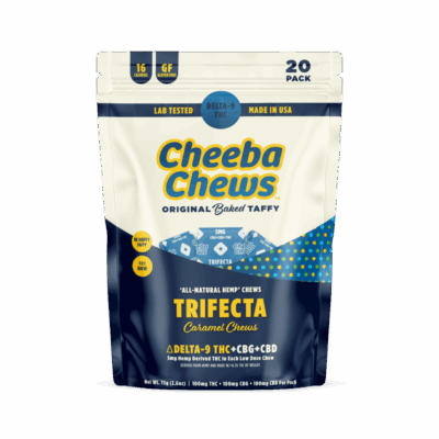 Cheeba Chews Trifecta Chews 5mg D9 THC: 5mg CBG: 5mg CBD 1:1:1