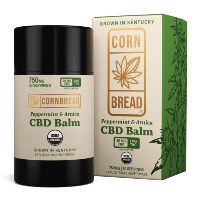 Cornbread CBD Balm 25mg CBD : 1mg THC