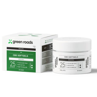 Green Roads CBD Capsules - Isolate Original Caps - 25mg
