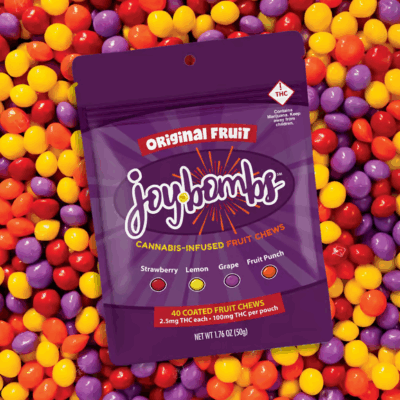 Joybombs D9 THC Hemp Chews 2.5mg thc