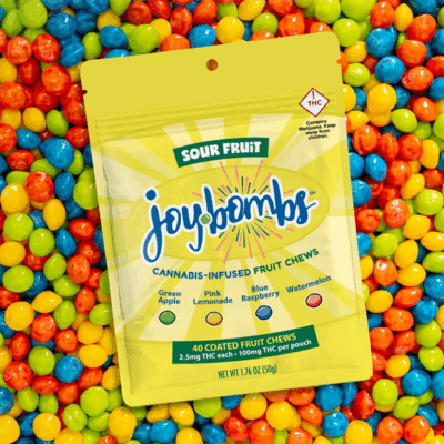 Joybombs D9 THC Hemp Chews 2.5mg thc