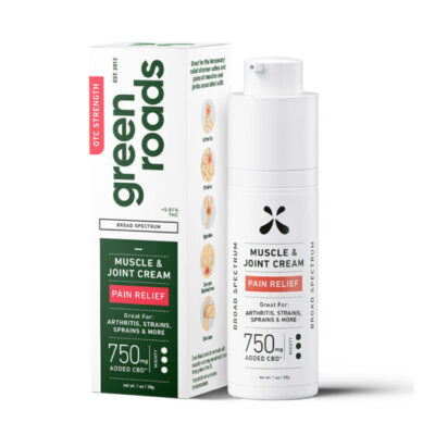 Muscle & Joint CBD Cream for Pain Relief – Green Roads 750mg