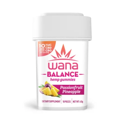 Wana Balance 10mg THC:CBD:CBG Gummies
