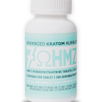 7OHMZ 7-Hydroxymitragynine 14mg Tablets - 100ct Bottle