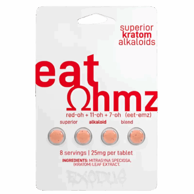 Eat Ωhmz 7OH Tabs Blend Red-OH+11-OH+7OH 25mg per Tablet 4ct