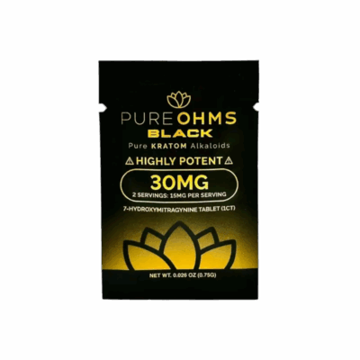 Pure OHMS 7OH Tabs Black 30mg Per Tablet 1ct