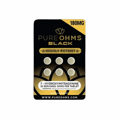 Pure Ohms Black 7OH Tabs 30mg Per Tablet 6ct