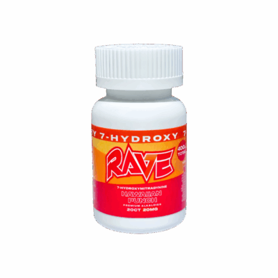 Rave 7OH Chewable Tabs 20mg per Tablet 20ct - Hawaiian Punch