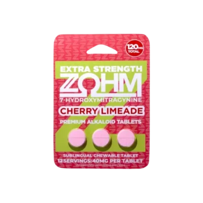 ZOHM 7OH Extra Strength 40mg Tablet 3ct cherry limeade
