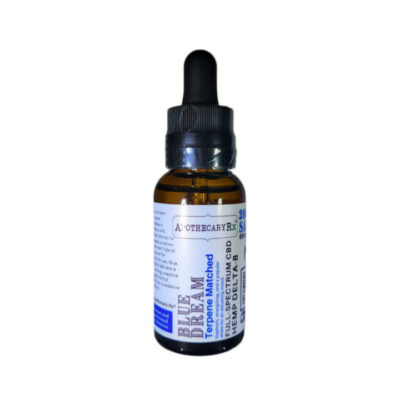 Apothecary Rx Full Spectrum CBD + Delta 8 THC Oil Tincture 2000mg blue dream