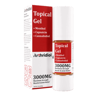 Arthridiol CBD Topical – Topical Gel Maximum Strength 3000mg