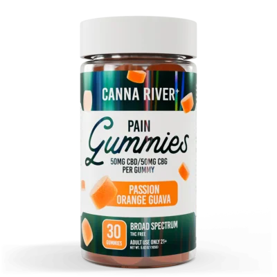 Canna River Broad Spectrum THC Free CBD Pain Gummies