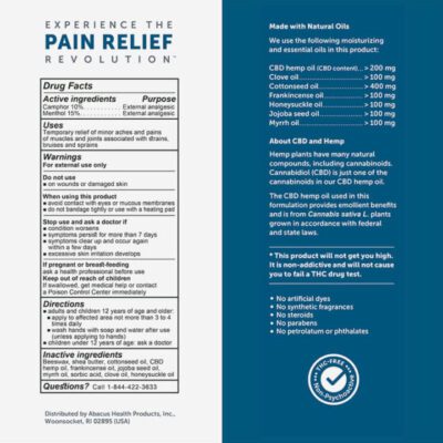 CBDMEDIC Active Sport CBD Pain Relief Stick