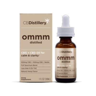 CBDistillery Calm & Clarity CBG + CBD Oil Tincture 1000mg