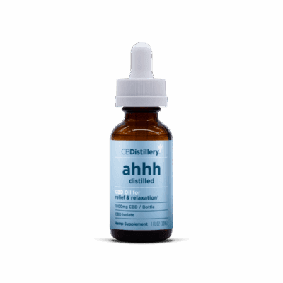 CBDistillery Relief + Relax Broad Spectrum CBD Oil Tincture 1000mg