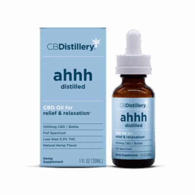 CBDistillery Relief + Relax CBD Isolate Oil Tincture