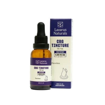 High-Potency CBG Isolate Tincture - Flavorless - Lazarus Naturals