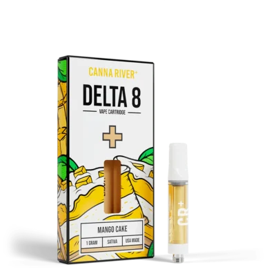 Canna River Delta 8 THC Vape Cartridge - Mango Cake (Sativa)