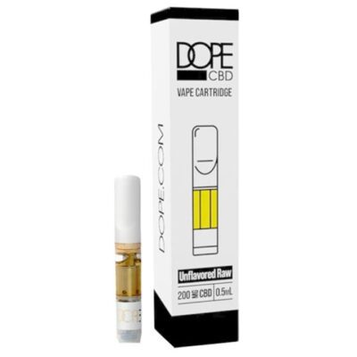 Dope CBD CBD Vape Cartridge – Unflavored 200mg